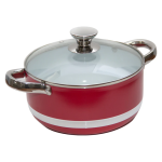 Olla Cacerola Ceramica Roja CONDOR