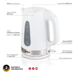 Hervidor Electrico TH 4340 1.7lt 2200w THOMAS - Imagen 8